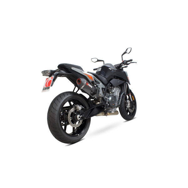 Scorpion Exhaust KTM 790 Duke 2018 - 2020 Serket Parallel Slip-on Carbon Fibre Sleeve